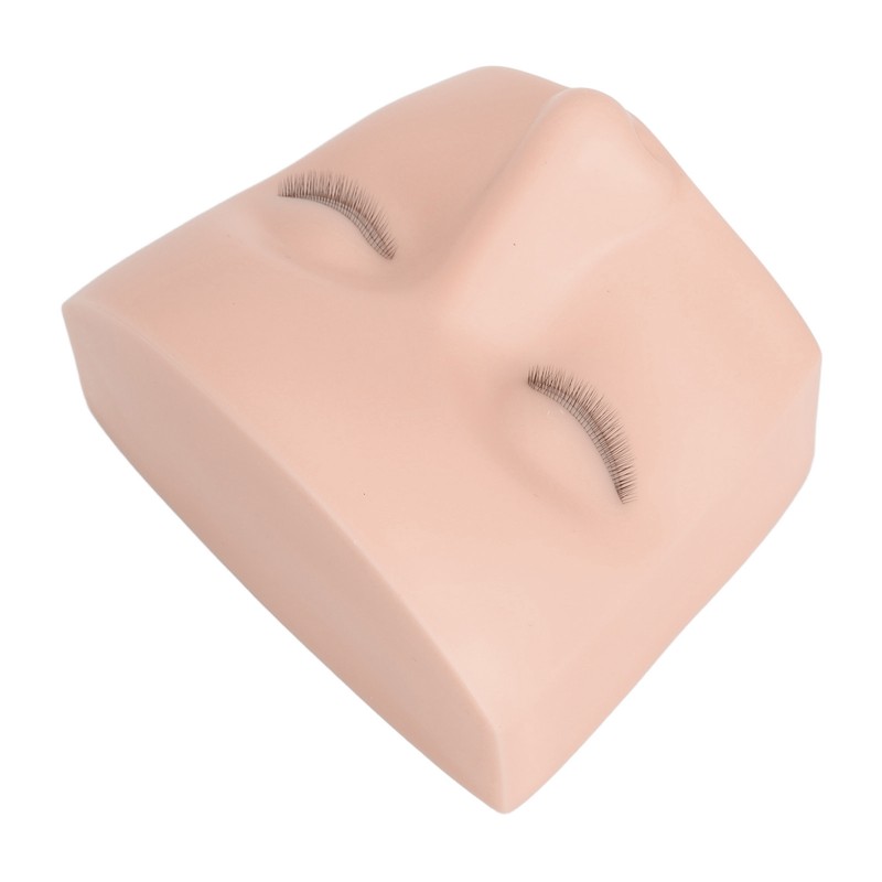 Lash Mannequin Head Elastic Realistic 3 Layer Lashes Eyelash Mannequin