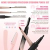 Prreal Microblading Eyebrow Pen Set,2 in 1 Dual Ended Eyebrow
