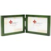 Lawrence Frames Collection Hinged Double Horizontal Wood Picture Frame Gallery,