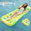 Jasonwell Inflatable Pool Float Lounge - 2 Pack Floaties Rafts