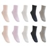 Beavorty 5Pairs Socks for Maternity Nursing Extra Wide Comfortable Socks