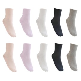 Beavorty 5Pairs Socks for Maternity Nursing Extra Wide Comfortable Socks for Elderly Patients Durable Elastic Design for Everyday Use