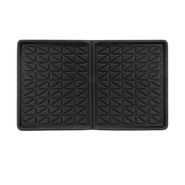 Buzzlett All Weather Floor Mat for W2 Models - Compatible with Wonderfold Stroller Wagons, Made from TPE to Protect Wagon from Sand, Dirt, and Water Heavy Duty Sturdy Durable, Black，30.25"x16"x0.75"