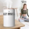 Humidifier Large Capacity Portable 900ml Mute Double Spray Design Desktop