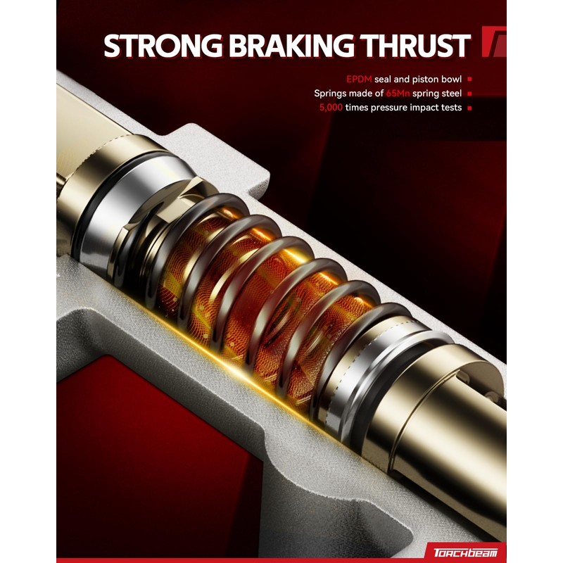 Torchbeam Brake Master Cylinder with Reservoir, Direct Fit Replacement for