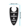 VGOL Rubber Pad for Remote Key with 3 Buttons Compatible