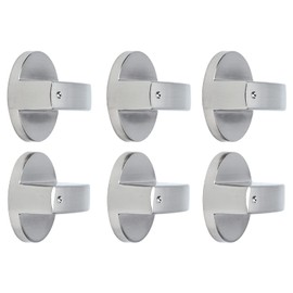 Acouto Perillas para Estufa Mabe - 6 pomos giratorios de 8 mm de Zincoy de repuesto para cocina de gas, horno de microondas, Zincoy Perillas para Estufa (interruptor de 45 °)