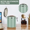 4PCS Coffee Storage Canister 1.5L 51OZ Double Airtight Coffee Beans