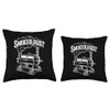Smokeologist BBQ Grill Smoker Pitmaster Life Throw Pillow