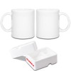 Sumex 11oz Set of 2 Sublimation Blanks White Mugs,Sublimation Ceramic