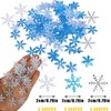 Rifrpha 900 PCS Christmas Snowflake Confetti Festive Snowflake Sequins Winter