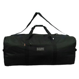 Heavy Duty Cargo Duffel Large Sport Gear Drum Set Equipment Hardware Travel Bag Rooftop Rack Bag (36" x 17" x 17", Black)