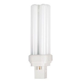 Satco S6022 2700K 28-Watt GX32D-3 Base T5 Quad 2-Pin Tube for Magnetic Ballasts, Soft White (2700K)
