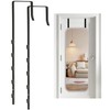 Dexspoeny Over-The-Door Mirror Hanger, Adjustable 13.6 in Door Mirrors Hanger