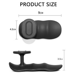 Anti Rutsch Gym Grips 1 Paar, Silikon Workout Gym Handschuhe, Herren und Damen Klimmzuggriffe Grip für Crosstraining, Gymnastik, Hantelheben, Fitness Zubehör (Schwarz)