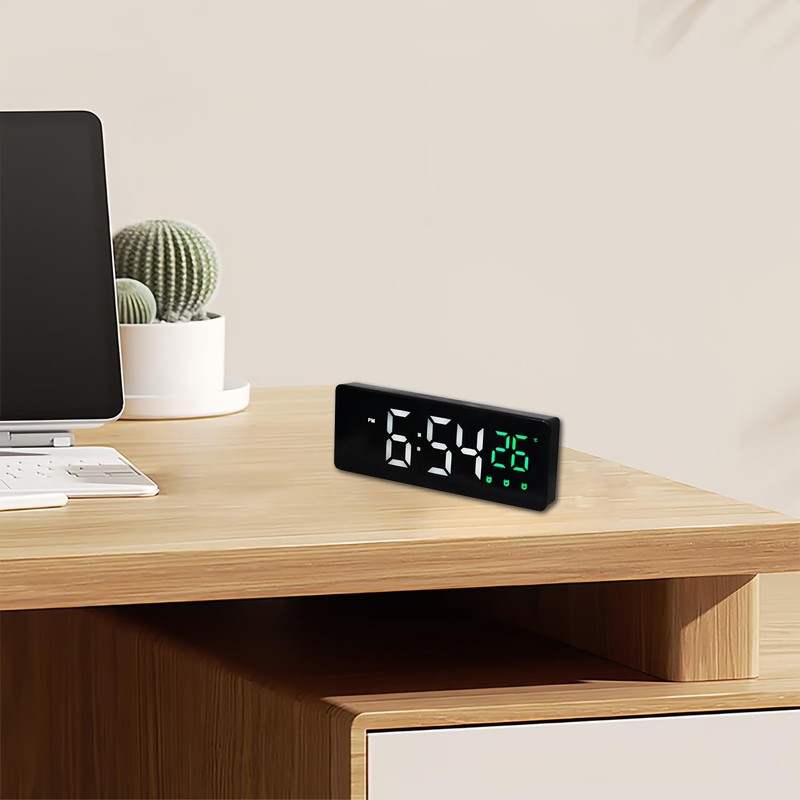 Lancoon Electronic LED Alarm Clock with 3 Alarms Temperature Calendar