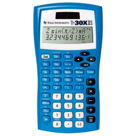 Texas Instruments TI-30XIIS Scientific Calculator, Blue