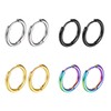 Surgical Stainless Steel Hoop Earrings 8mm/10mm/12mm Small Huggie Hoop Earrings