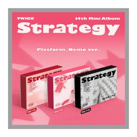 TWICE STRATEGY 14th Mini Album NEMO Step 3 Version Outbox+1p QR Card+2ea Sticker+1ea Lyric Paper+1ea Manual Card+9p PhotoCard+1p Special PhotoCard+Tracking Sealed
