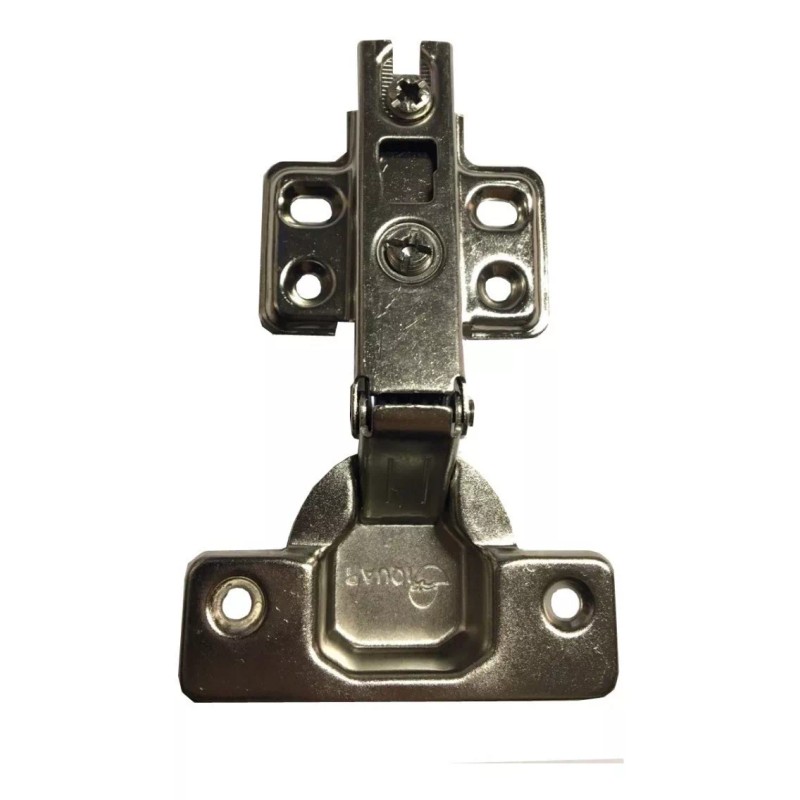 SIQUAR Paquete 10 Pares Bisagra Bidimensional De 35mm Con Tornillos