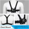 Action Camera Mount Kit,Includes Chest Vest Harness Head and Wrist