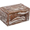 GURU SHOP Jewellery Box, Wooden Box, Rectangular Model 1, Size: