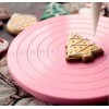 GU Base Giratoria Para Pastel, Cupcakes, Galletas, Rosa Anti
