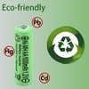 Yibatopow 4 Packs AA Ni-MH 1.2V Rechargeable Batteries,Double A 1000mah
