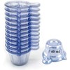 Voarge 100Pcs Urine Cups Plastic, Disposable Plastic Urine Collection Cups Specimen Cups for Pregnancy Ovulation Testï¼40 MLï¼