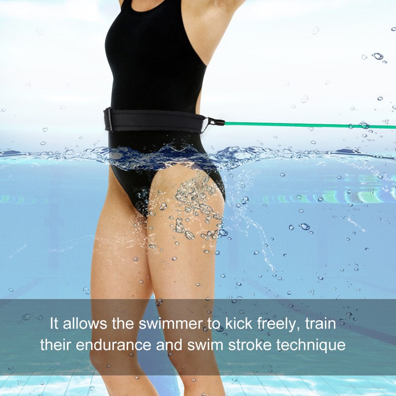 Swim Training Set Swimming Pool Resistance Belt Training Strap Band