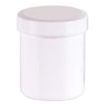 50 Ointment 10g/Cream Pots Tin with Lid 12 ml White