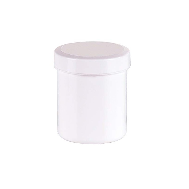 50 Ointment 10g/Cream Pots Tin with Lid 12 ml White