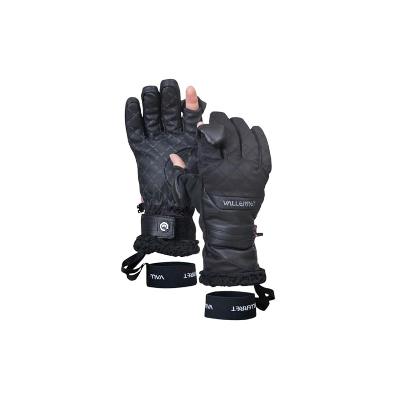 [Vallerret] Saga Photography Gloves (Women's) for Photographers, Black, L