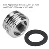 Faucet Diverter Valve, Threaded Sink Faucet to Hose Adapter Quick
