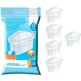 DAFI Universelle Wasserfilterpatronen Wasserfilter, Plastik, Weiß, 5 Stück (1er Pack), 5