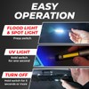 GearLight Rechargeable 3-in-1 LED Work Light with Magnetic Back, 3