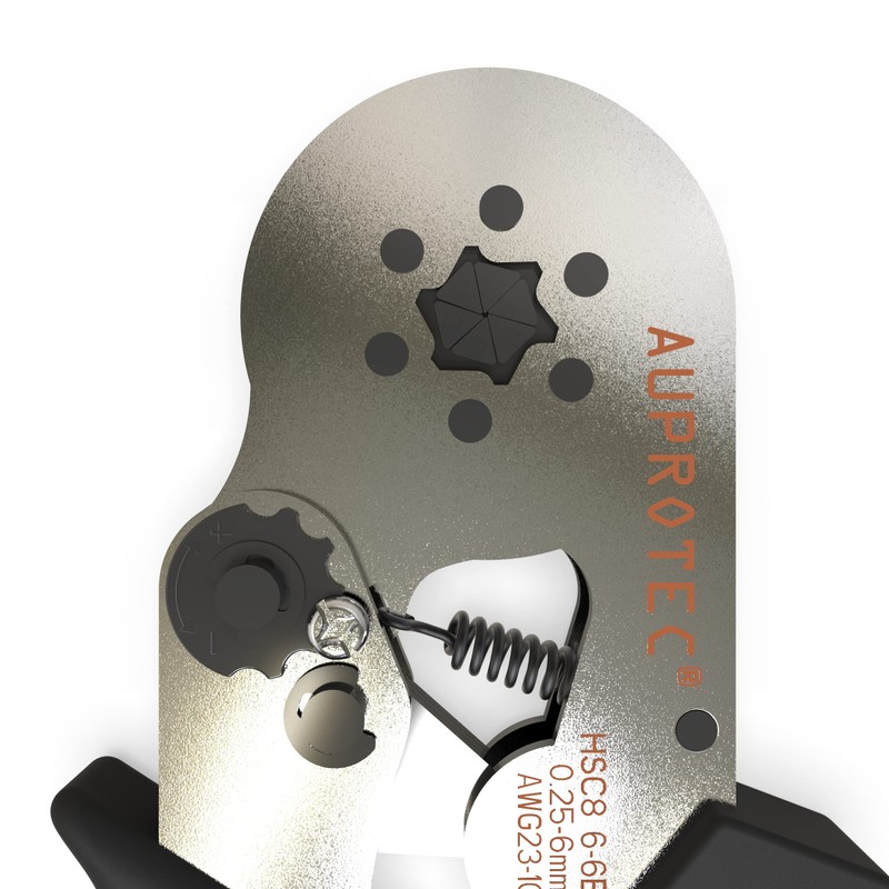 AUPROTEC Crimping Pliers 0.25-6 mm² Wire End Ferrules Pliers Hexagonal