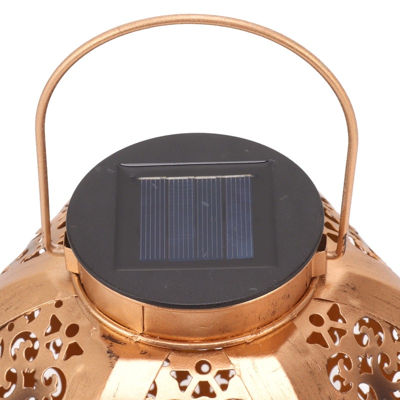 Solar Lanterns Iron Art Decorative Waterproof Outdoor Hanging Solar Lights