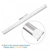 sourcing map Aluminum Solid Round Rod 12mm Diameter 300mm Length