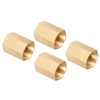 M METERXITY 4 Pack Female Thread Pipe Fitting - 1/4"