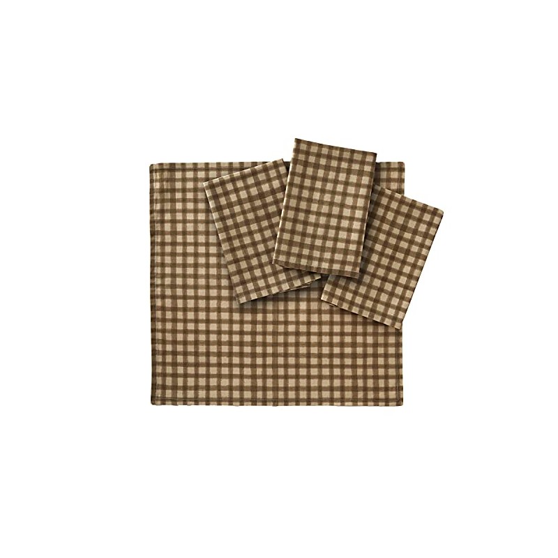 SKL Home Harvest Autumn Pumpkins Napkin Set, Natural, 4 Count