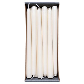 Nordring Tapered Candles 2.3 x 25 cm Cream Pack of 12