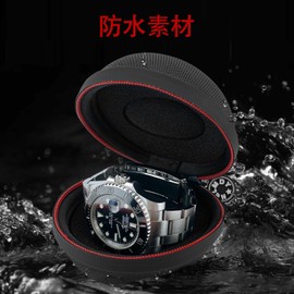 HELMDY Watch Storage Case, For Smart Watches, Travel, Business Trips, Watch Storage Case, Watch Case Up to 2.0 inches (52 mm), 1680D Nylon, Waterproof, Shock Resistant