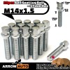 ARROW 10x Chrome 14x1.5 Lug Bolt 60mm Fit Mercedes AMG