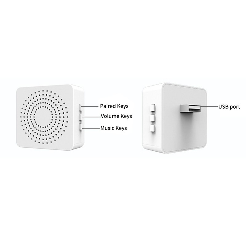 Wireless Doorbell Home Intelligent Remote Control Doorbell USB Power Supply