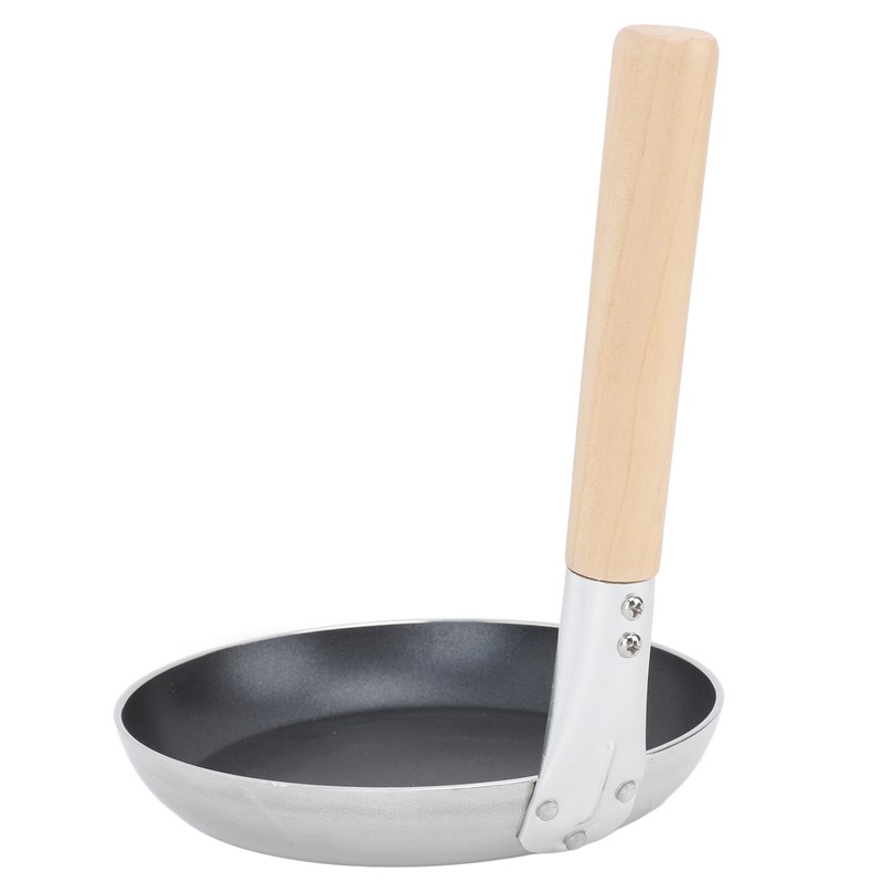 Black Non Stick Pan Household Frying Pan Portable Cooking Pan