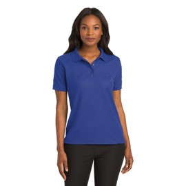 Port Authority Ladies Silk Touch Polo Shirt Royal