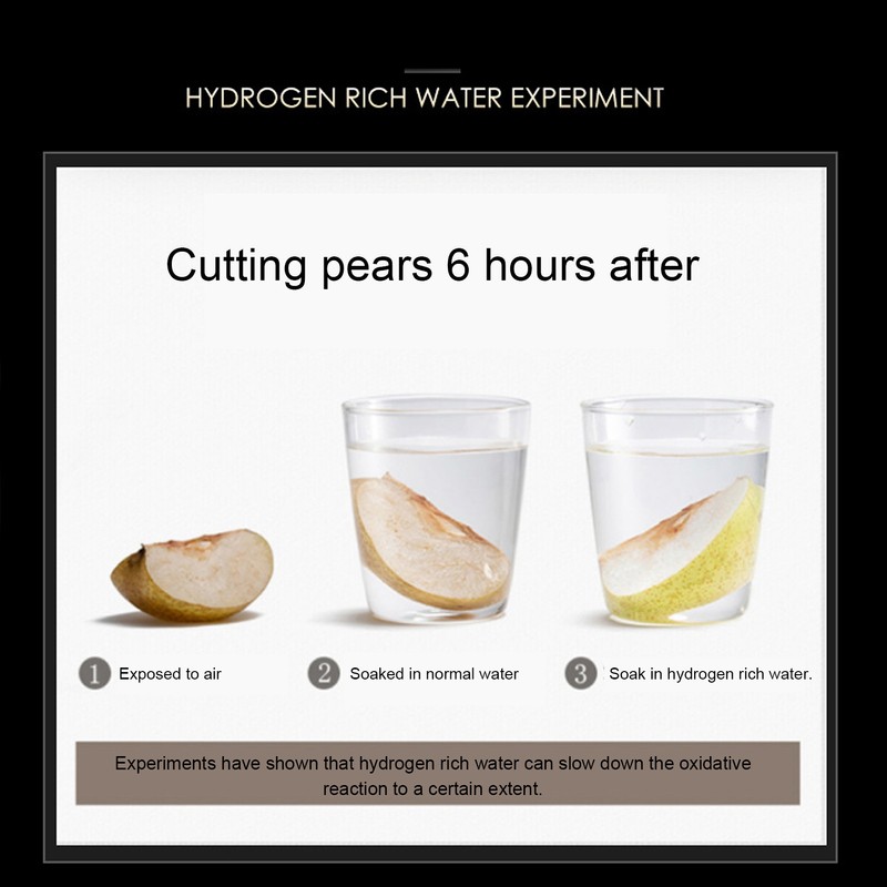 Hydrogen Water Bottle 3000PPB 280ML Portable Hydrogen Water Generator with