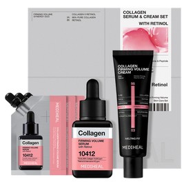 Mediheal Collagen Elasticity Volume Serum 40ml + Cream 50ml + Serum 10ml x 3p Set, 1 Set / 메디힐 콜라겐 탄력 볼륨 세럼 40ml + 크림 50ml + 세럼 10ml x 3p 세트, 1세트