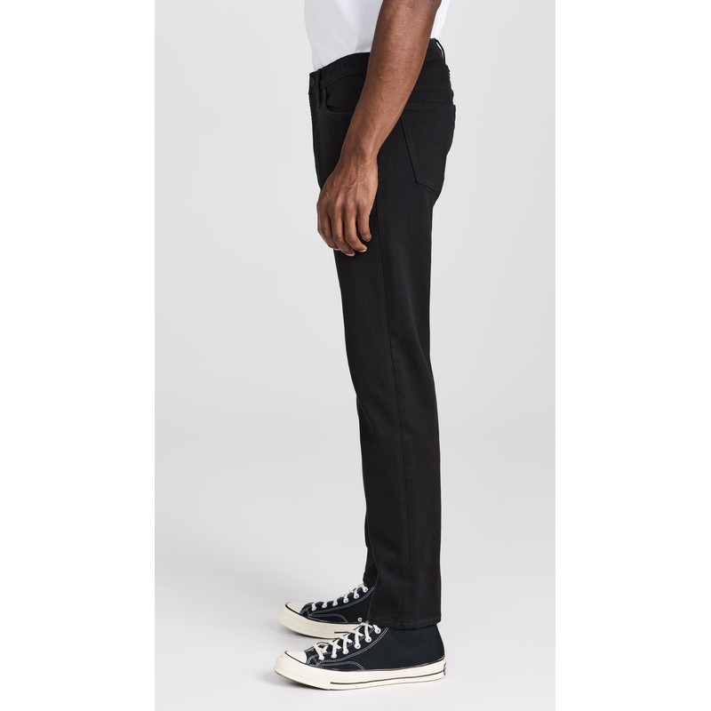 Madewell Men's Athletic Slim Coolmax Jeans, Bainhart Wash, Black, 36